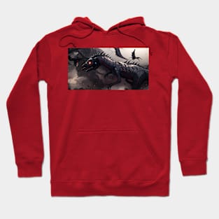 The fire Dino Hoodie